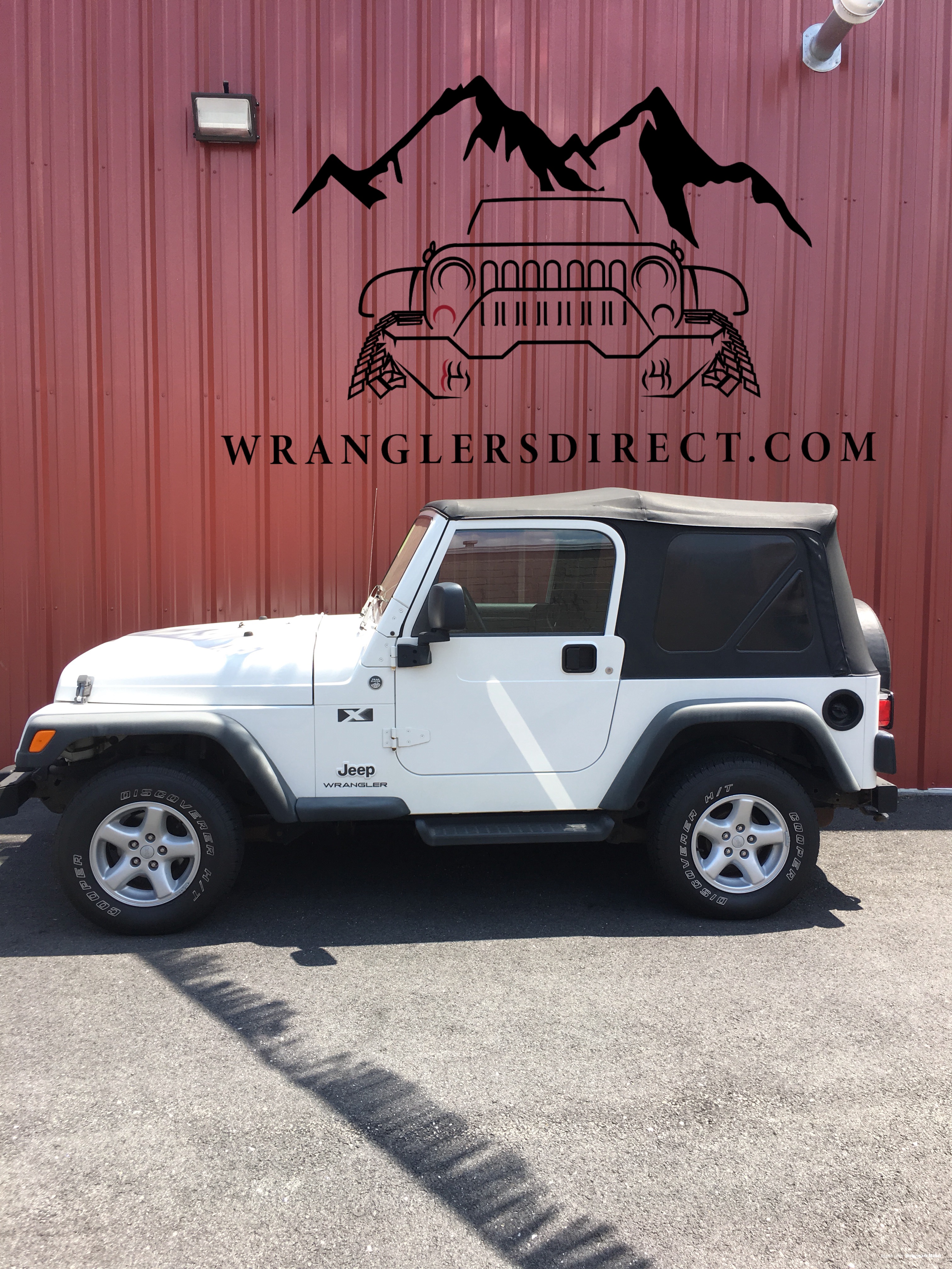 SOLD 2006 WHITE JEEP WRANGLER X 2DR ONLY 74K MILES FOR SALE IN .